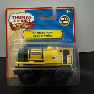 New in package, Thomas & Friends Wooden Railway Rheneas’ New Coat of Paint